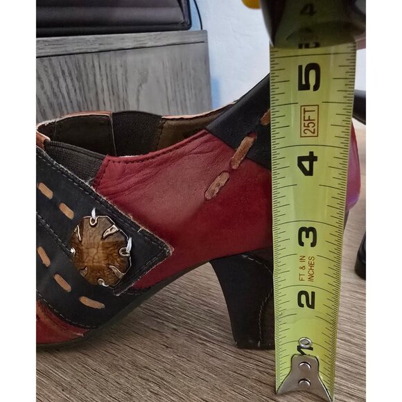 Spring Step L'Artiste Women's Leather Ankle Boots Bootie Size 5.6-6 BOHO - Picture 14 of 14